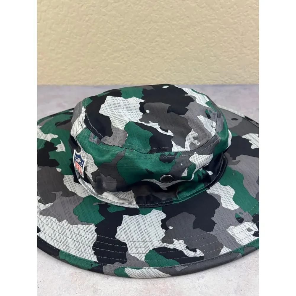New Era New York Jets Camo Boonie Cap Genuine One Size Fits Most